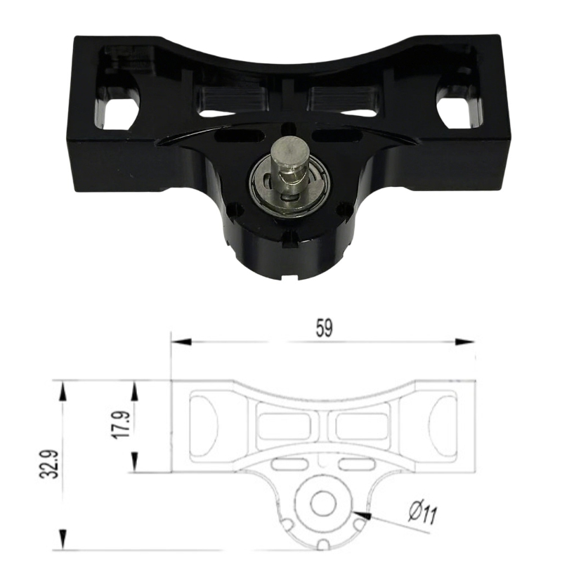 Tractor Implement - RC Auto Lkw Metall Kreuzmitglied 59mm