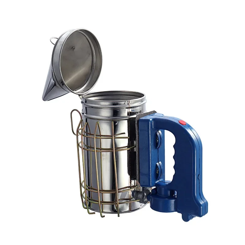 Bee Smoker Tool - Elektrischer Imker-Rauchgerät aus Edelstahl, wiederaufladbarer Bienenrauchsprüher,