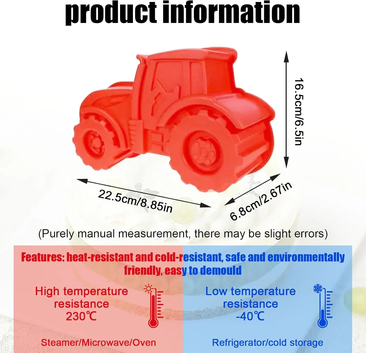 3D Traktor Silikon Backformen  – Tractor Implement Bewertung und Preis