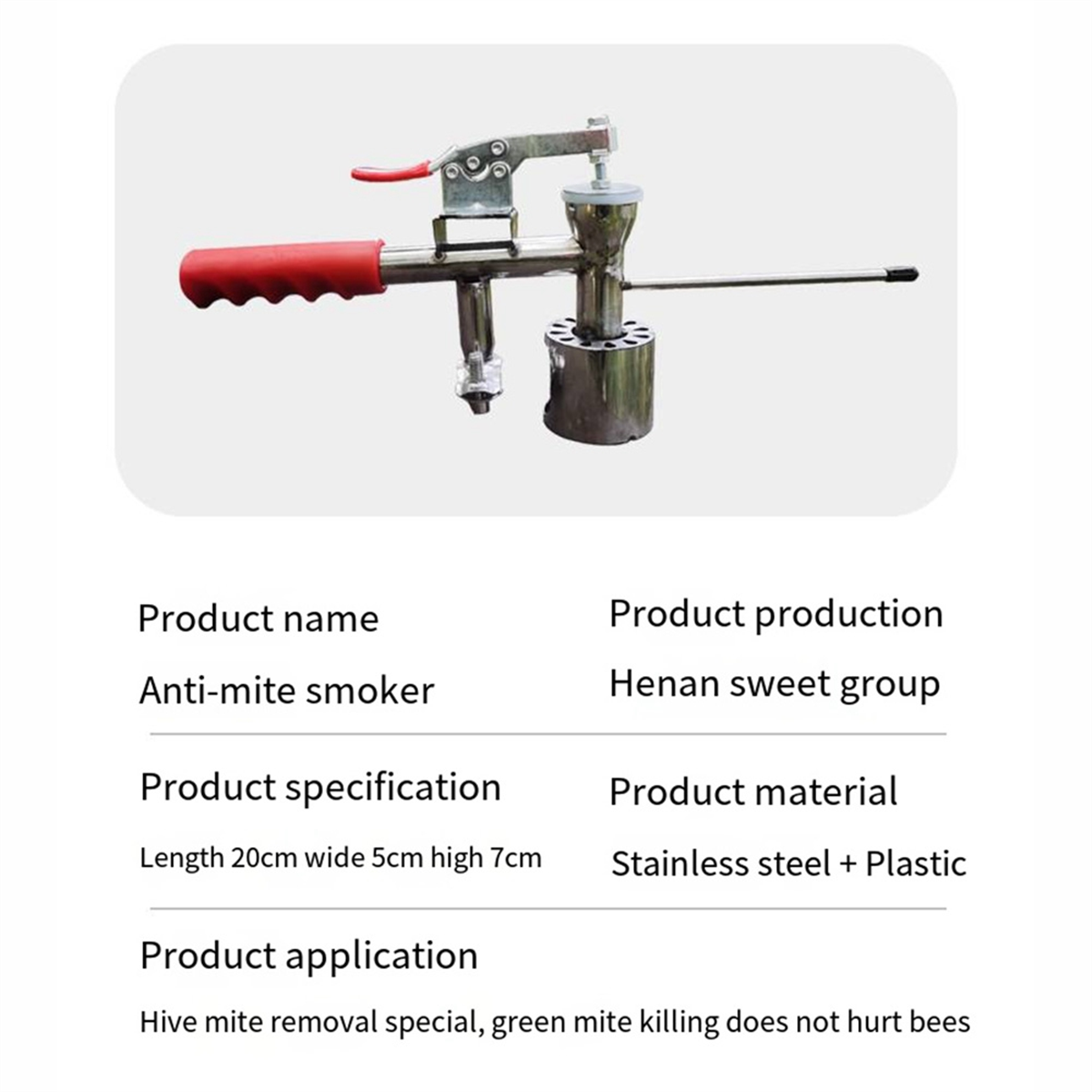A95I-Bee Milben Behandlung Neb – Bee Smoker Tool Bewertung und Preis